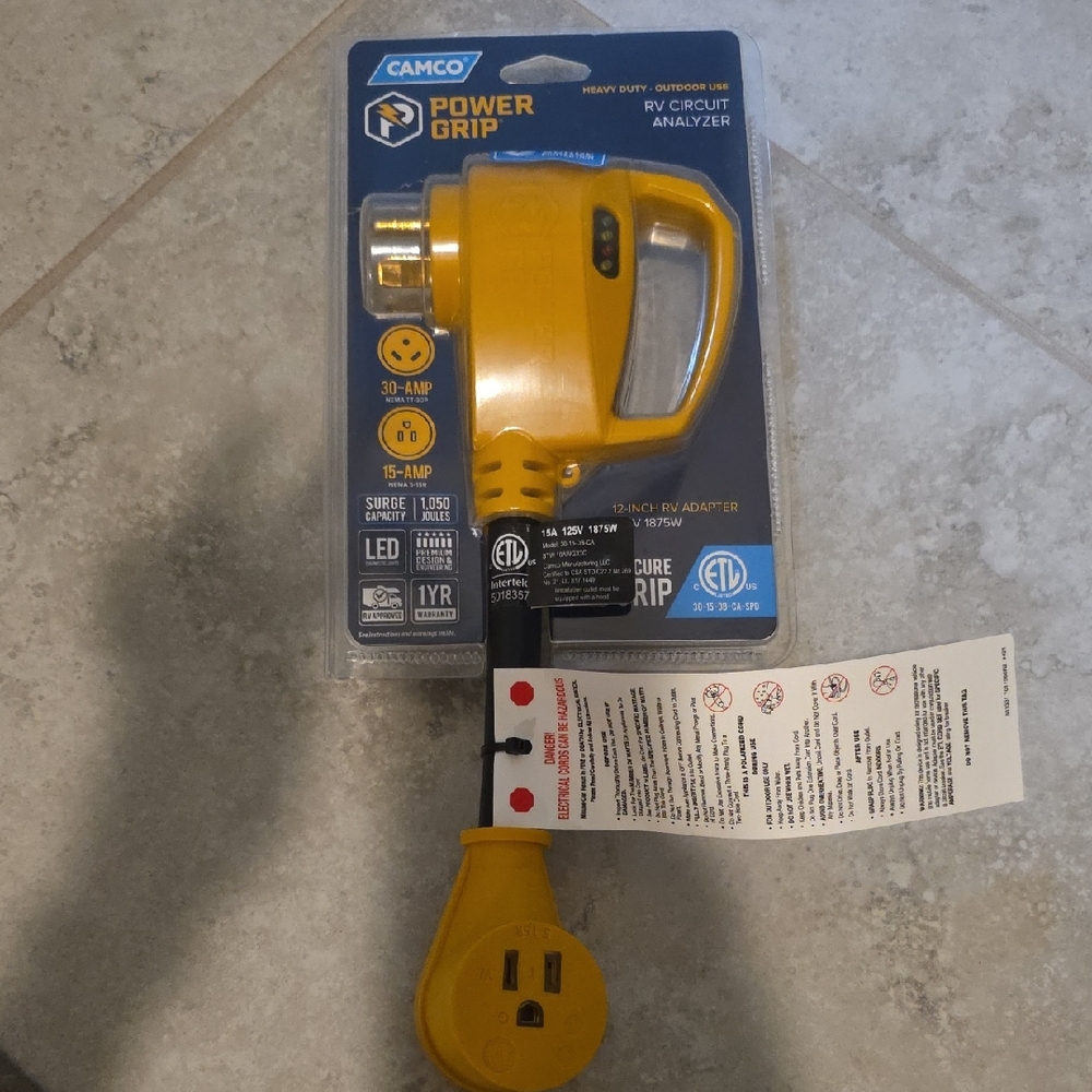 Camco Yellow RV Circuit Analyzer